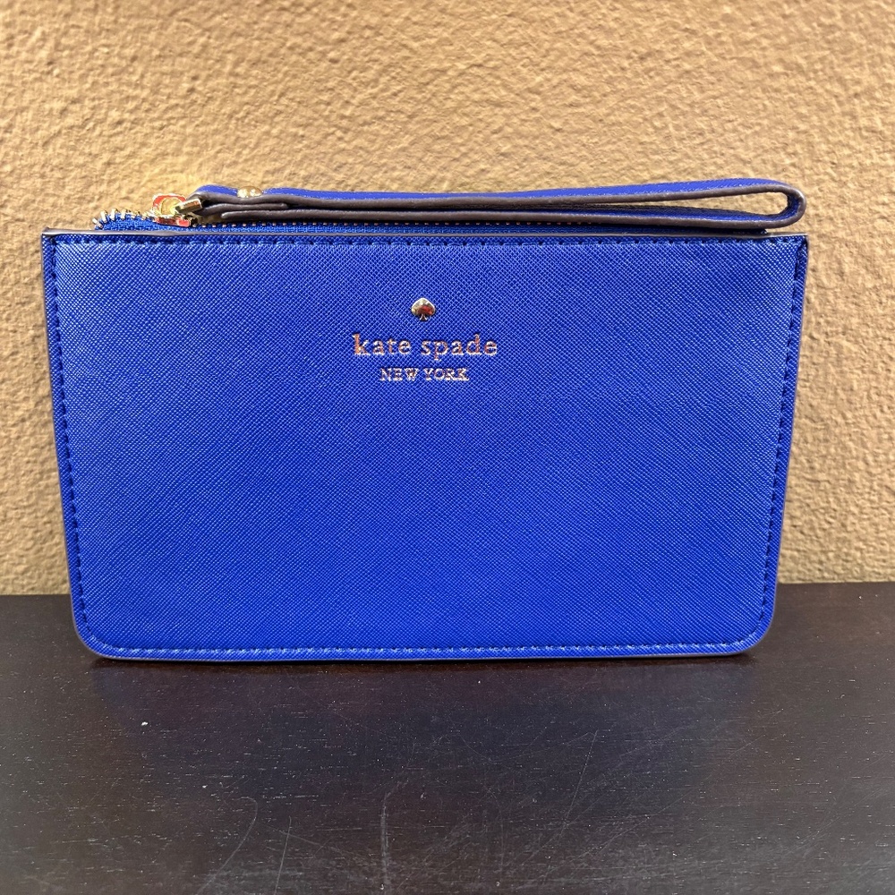 KATE SPADE Cobalt Blue Wristlet